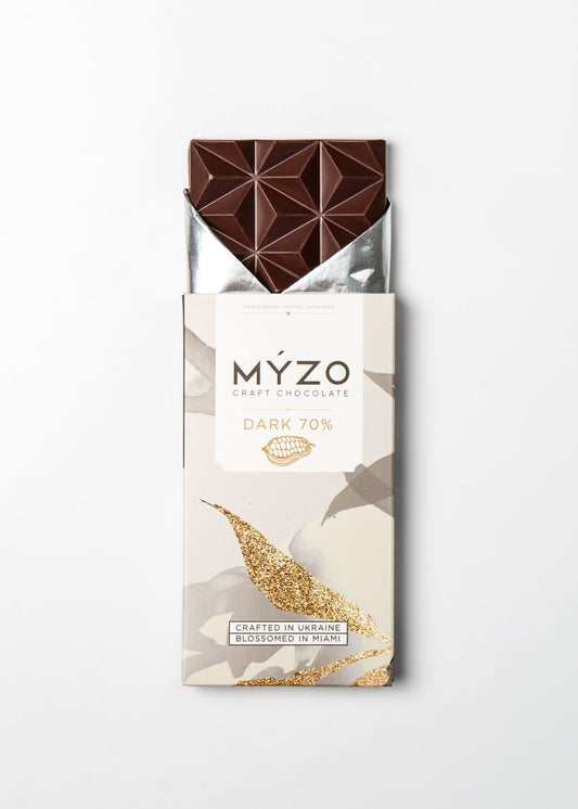 70% Dark Chocolate - Myzo Chocolate Inc.