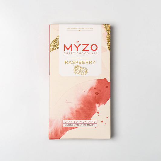Raspberry Dark Chocolate - Myzo Chocolate Inc.