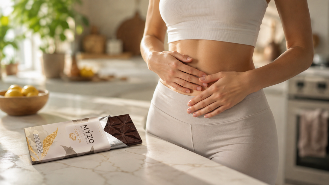 Dark chocolate and positive gut health