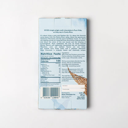 48% Milk Chocolate - Myzo Chocolate Inc.