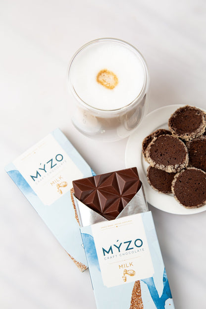 MYZO 48% Milk Chocolate | Creamy Single - Origin Cacao from Costa Rica - Myzo Chocolate Inc.