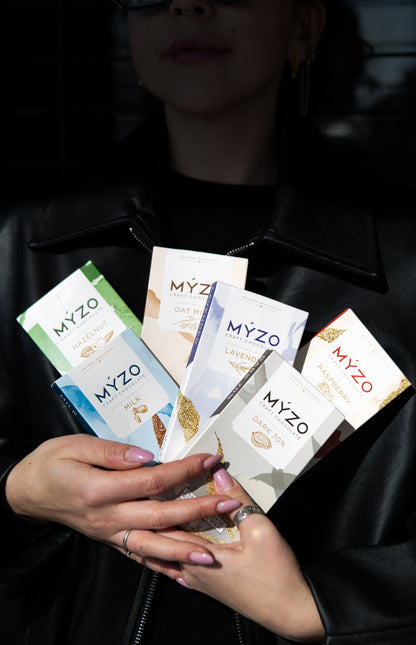 MYZO craft chocolate sampler bundle — bean-to-bar chocolate sourced from Costa Rica